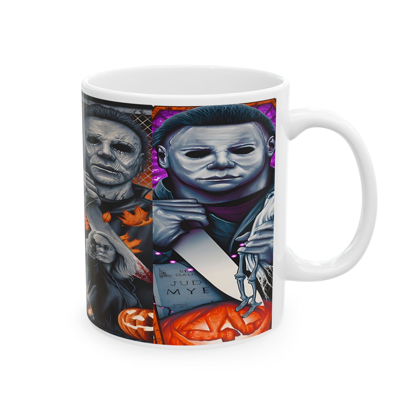 Michael Myers & Halloween Slasher Collage (11oz)