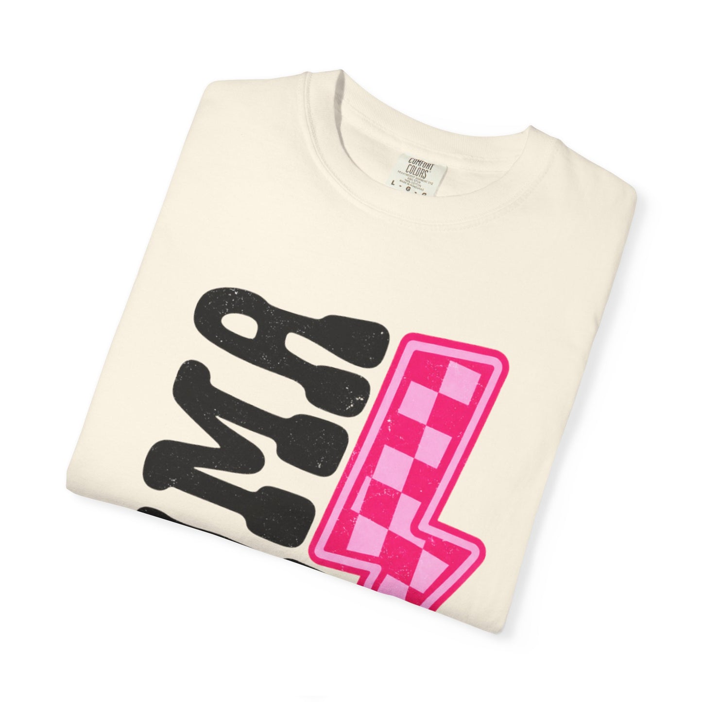 Pink Lightening Bolt Mama Graphic T-shirt