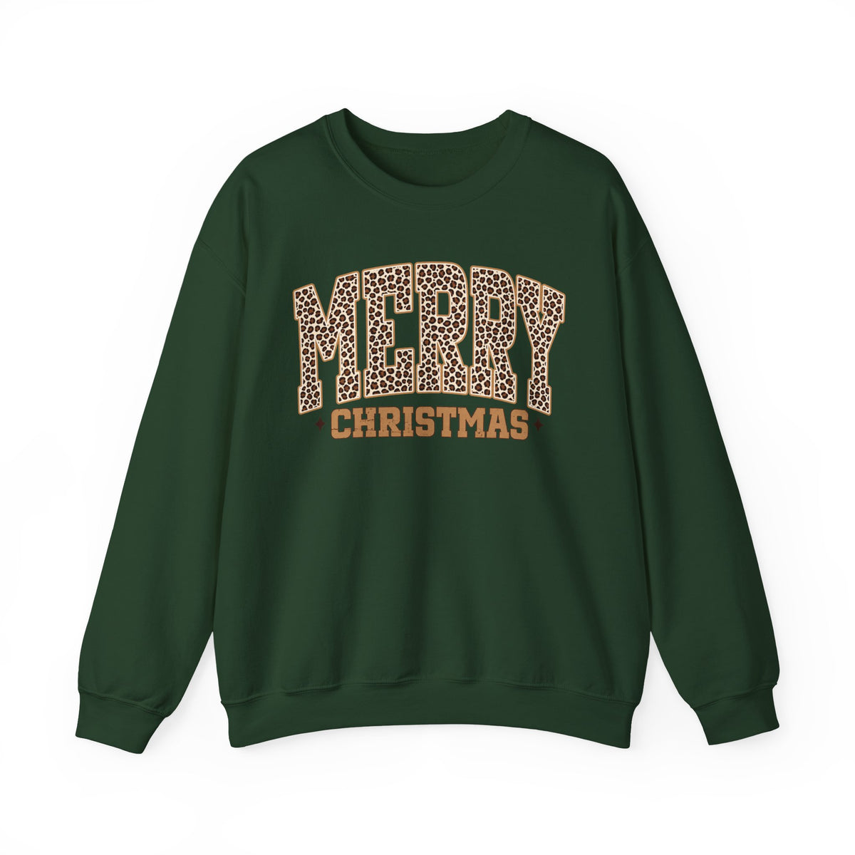 Merry Christmas Leopard Print Sweatshirt