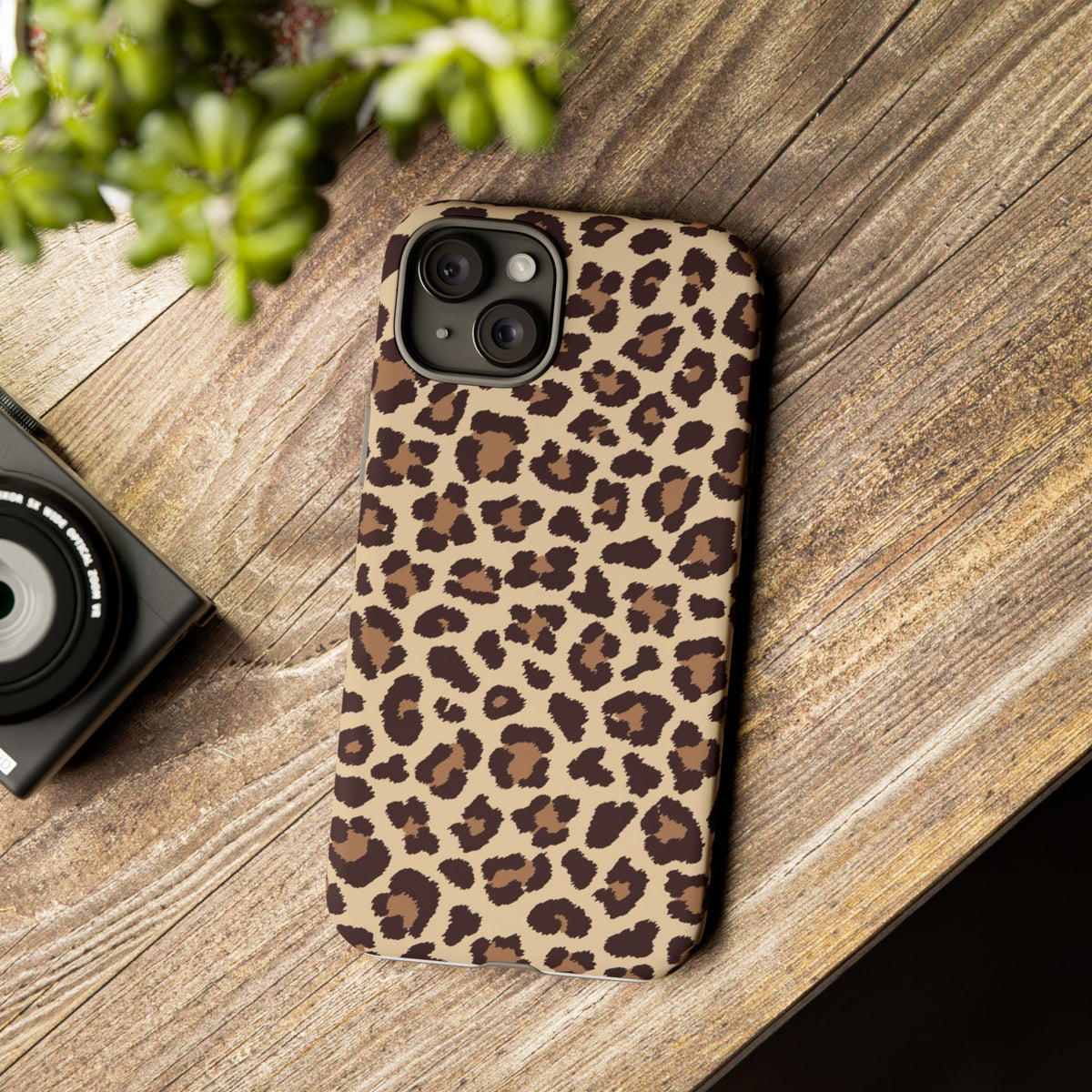 Leopard Print Tough Phone Case
