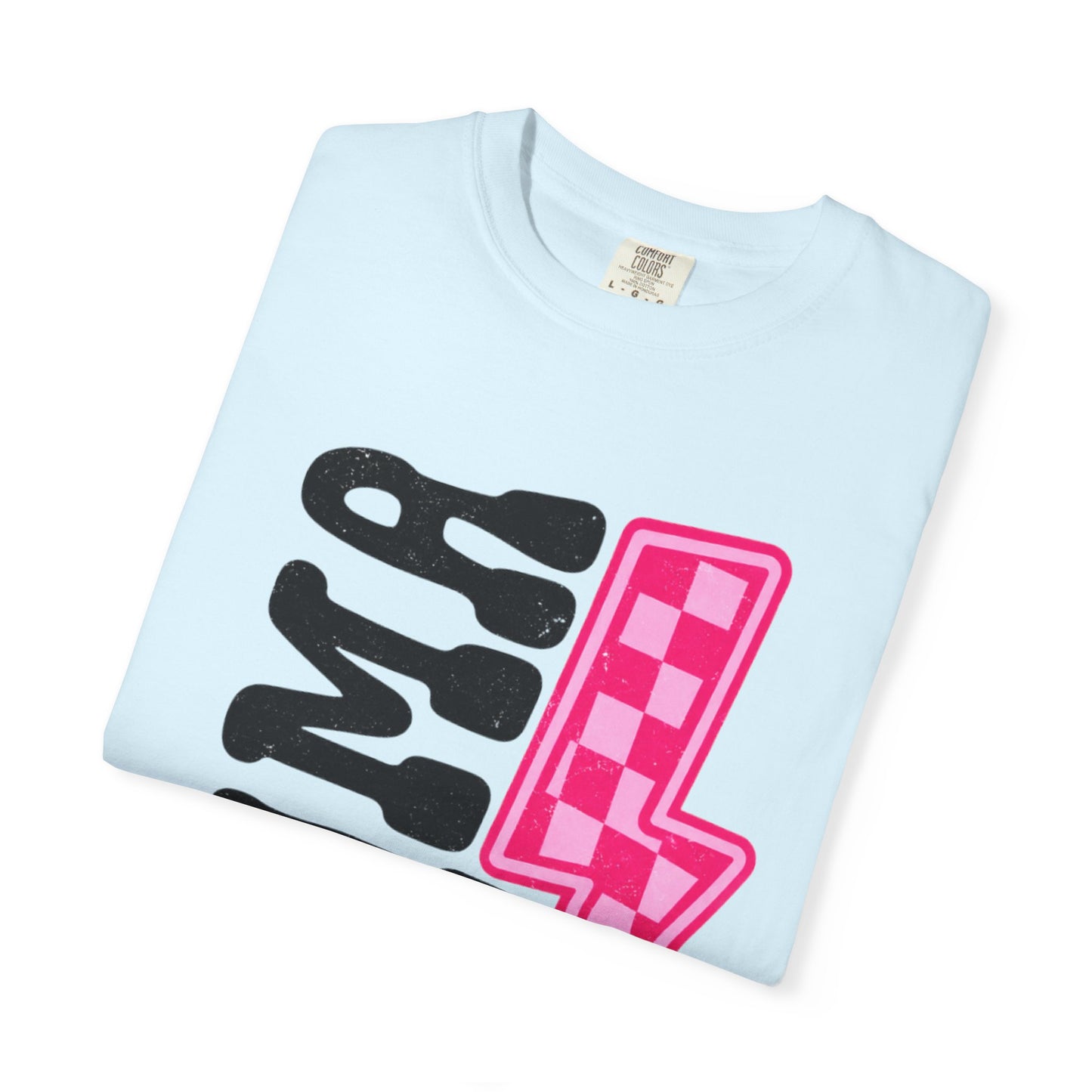 Pink Lightening Bolt Mama Graphic T-shirt