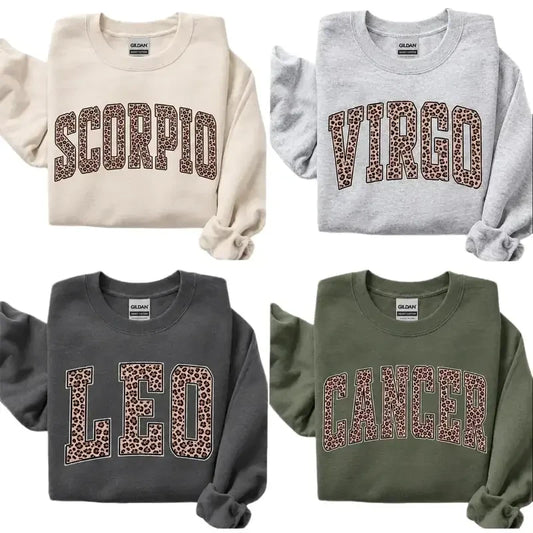 Leopard Zodiac Sweatshirt