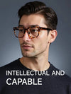 Oversized Square Blue Light Tortoise Glasses