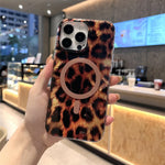 Leopard Print Magnetic Phone Case