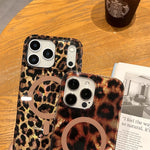 Leopard Print Magnetic Phone Case