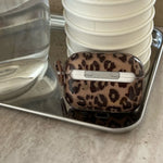 Leopard Print Silicone Earphone Case