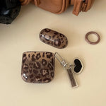 Leopard Print Silicone Earphone Case