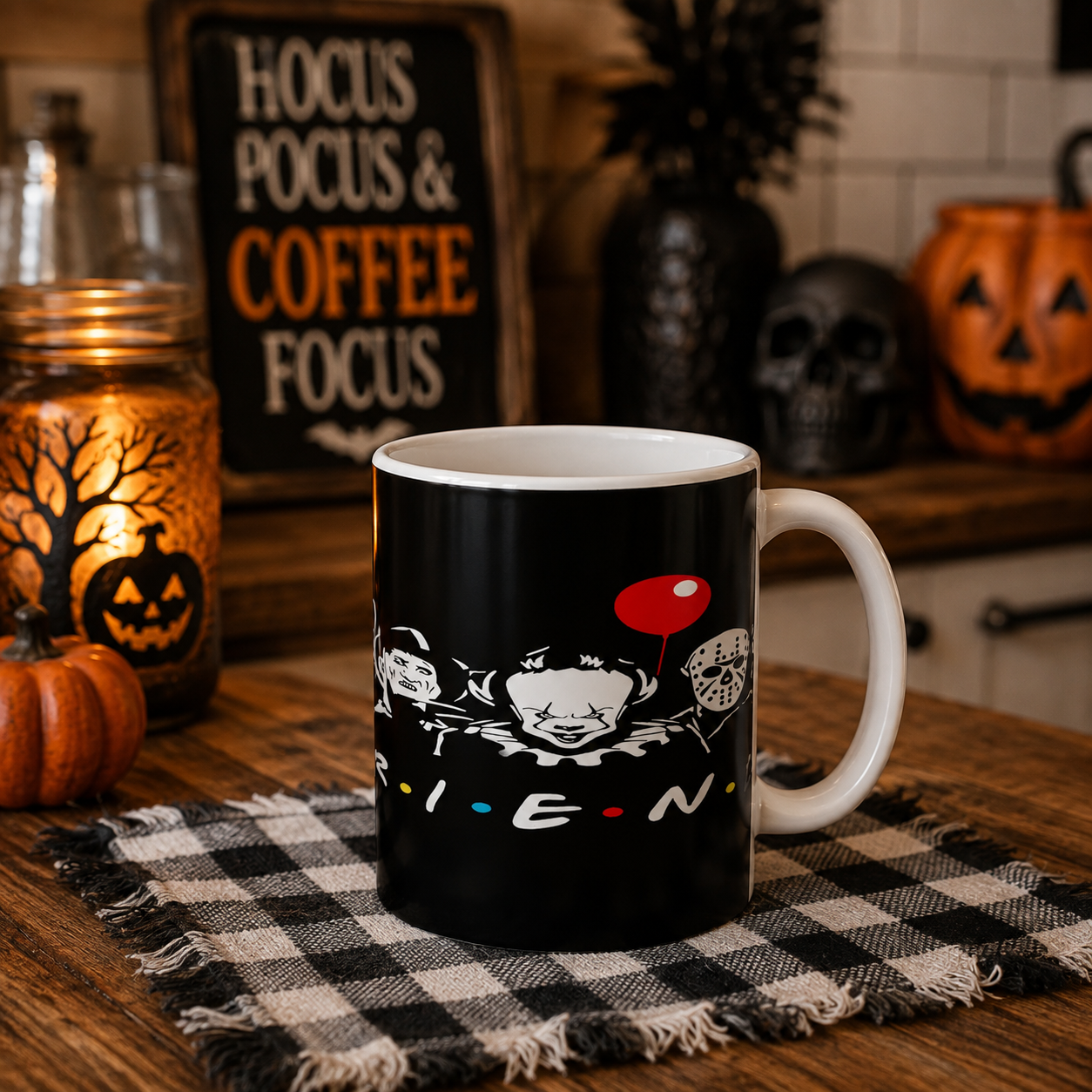 Pennywise, Jason & Ghostface Ceramic Cup 11oz