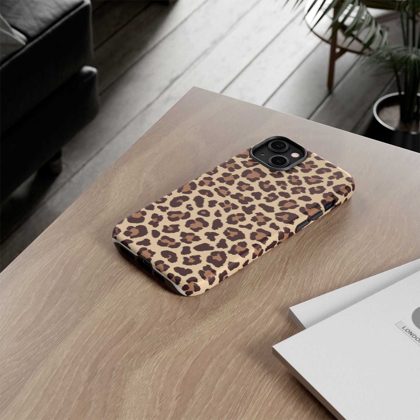 Leopard Print Tough Phone Case