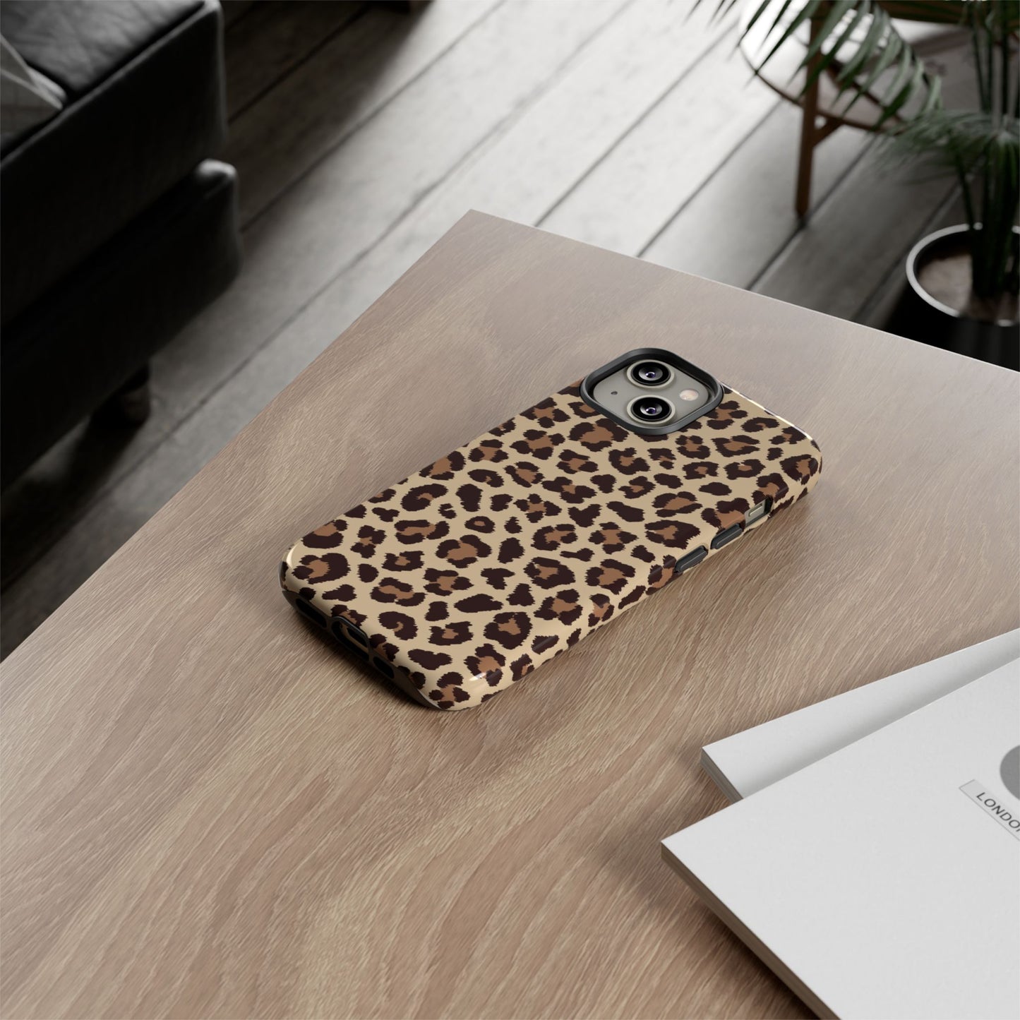 Leopard Print Tough Phone Case