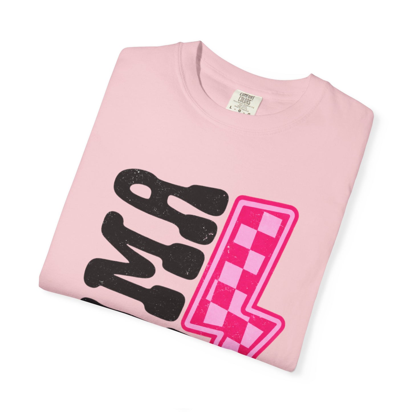 Pink Lightening Bolt Mama Graphic T-shirt