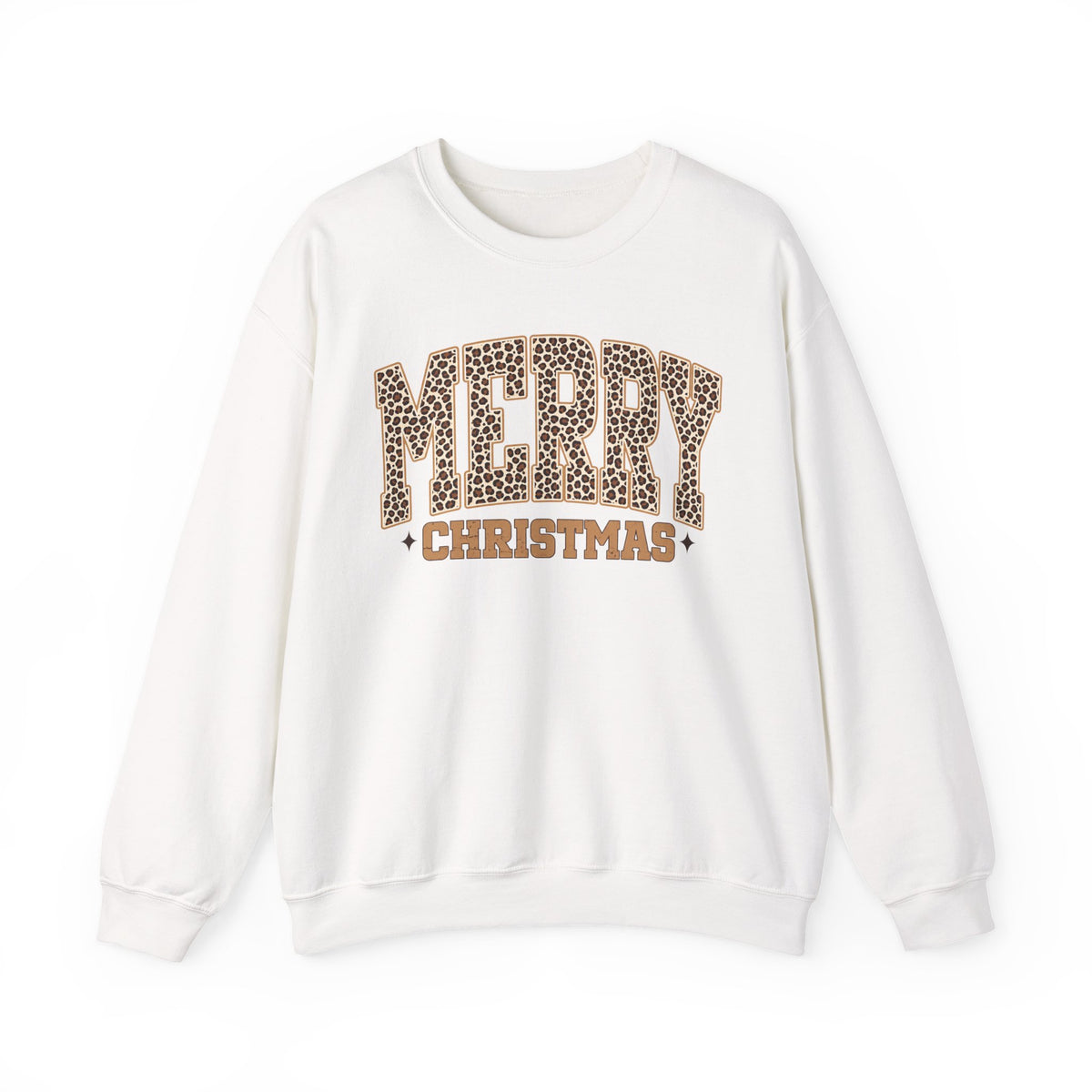 Merry Christmas Leopard Print Sweatshirt