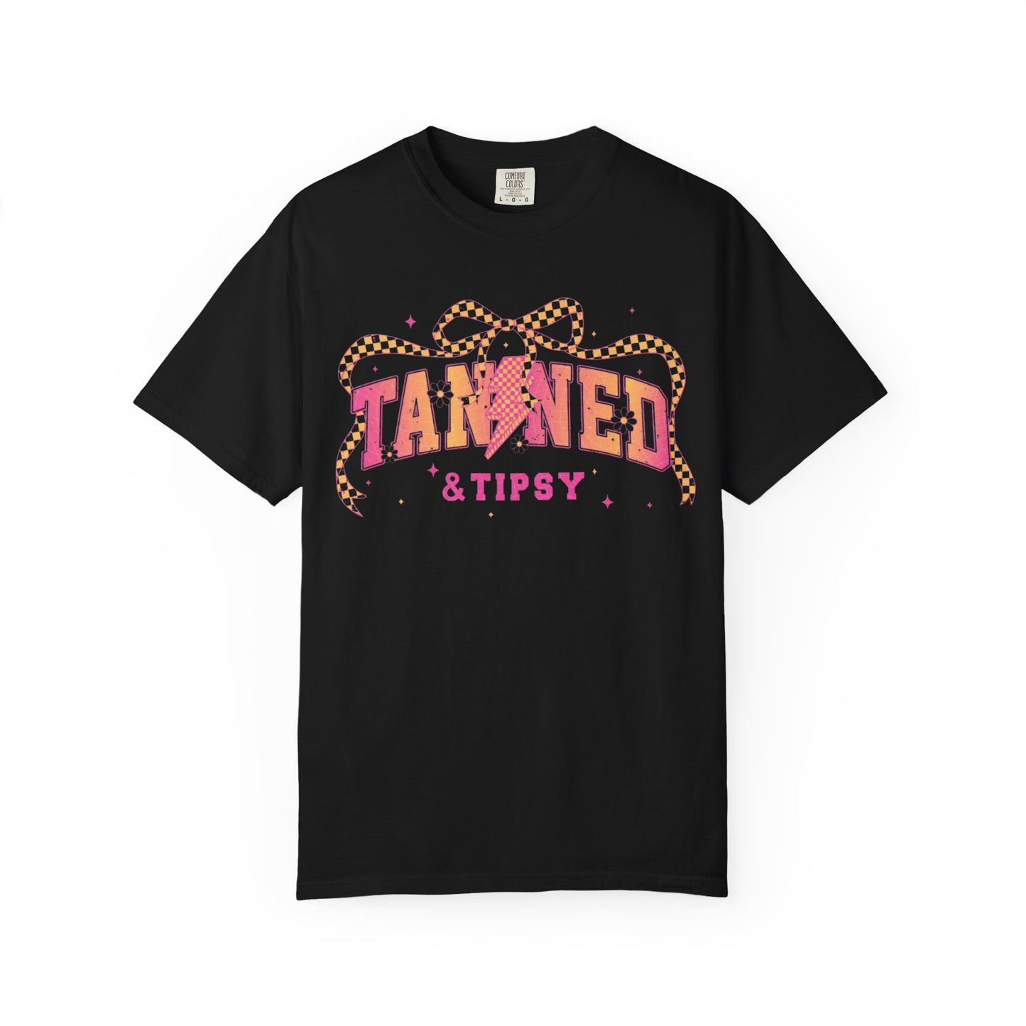 "Tanned & Tipsy" Graphic Tee