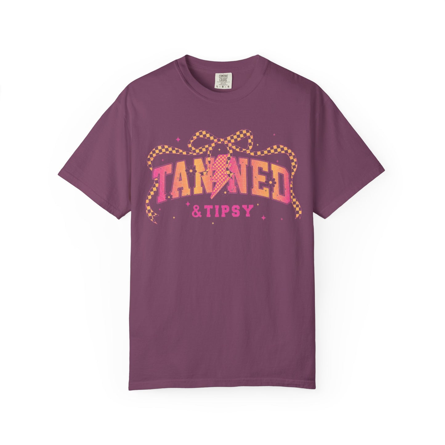 "Tanned & Tipsy" Graphic Tee