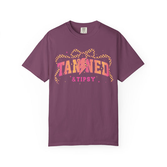 "Tanned & Tipsy" Graphic Tee