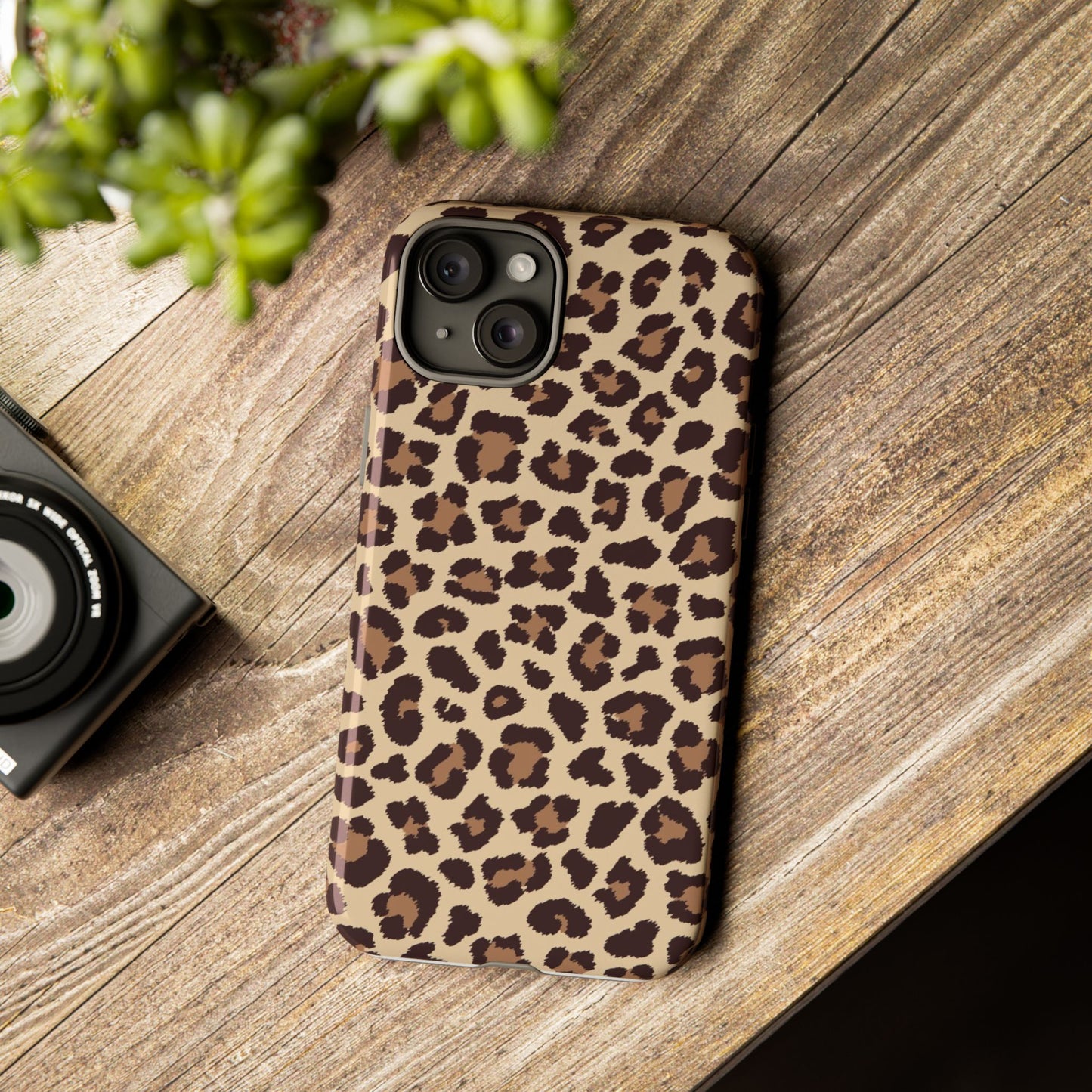 Leopard Print Tough Phone Case