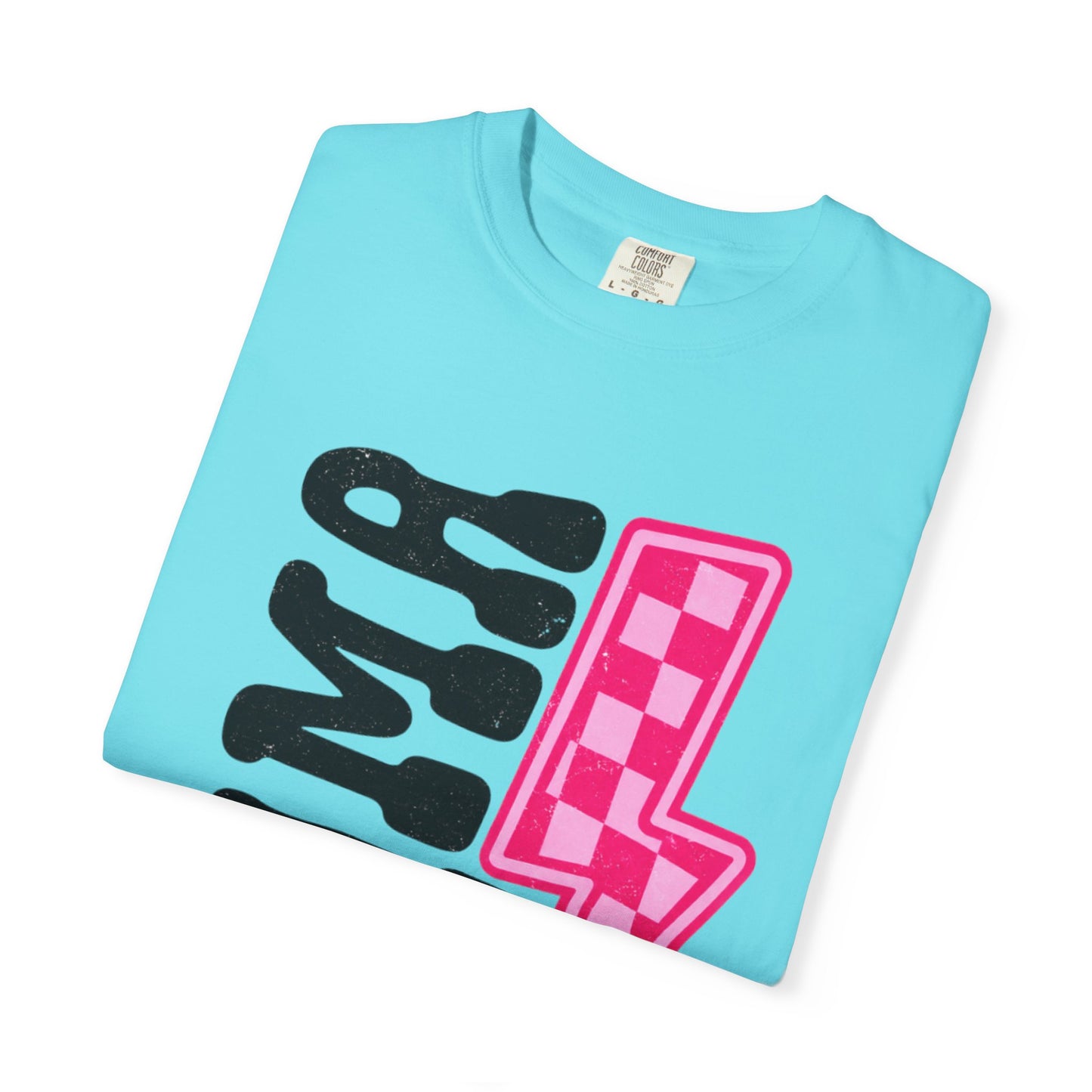 Pink Lightening Bolt Mama Graphic T-shirt
