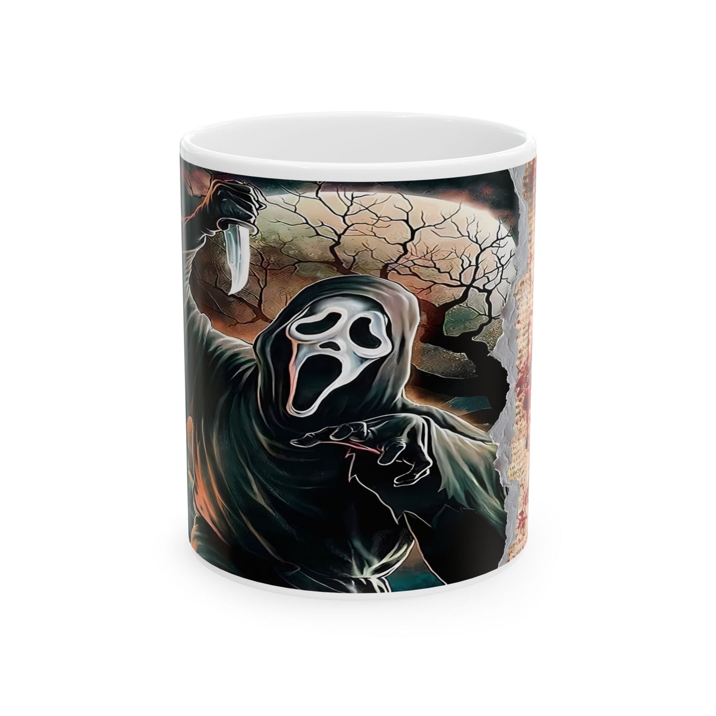 Scream Ghostface Horror Ceramic Mug  (11oz)