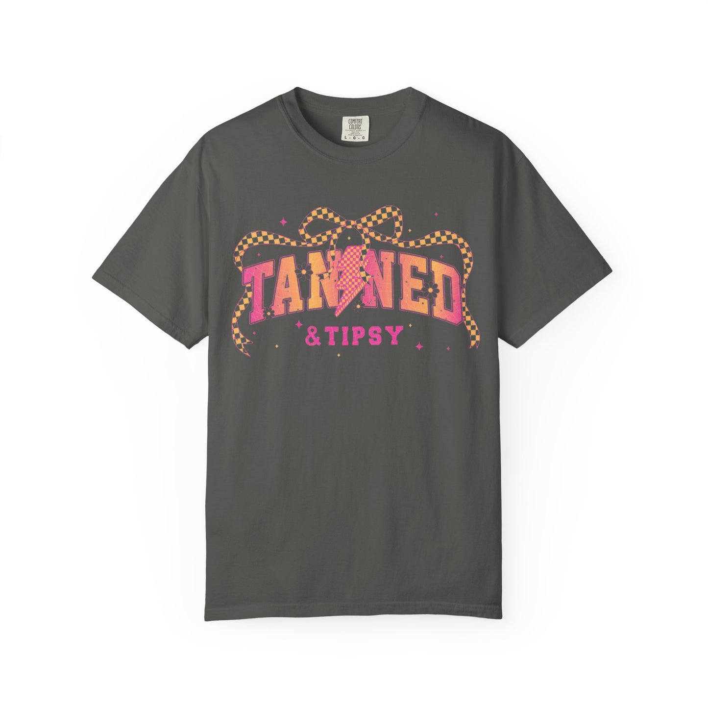 "Tanned & Tipsy" Graphic Tee