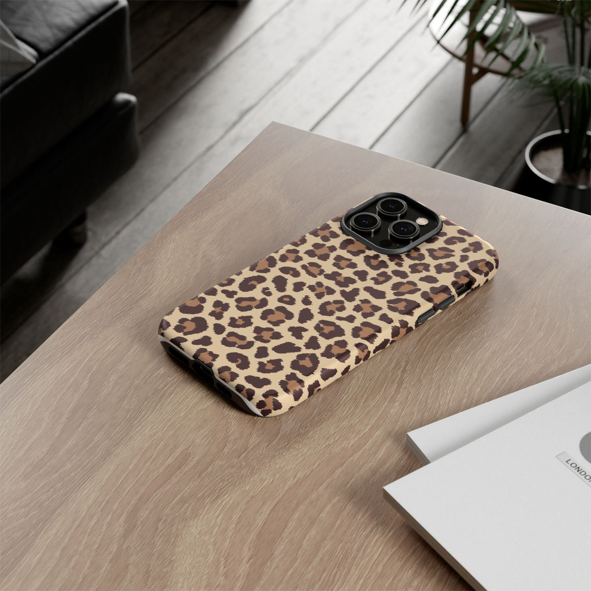 Leopard Print Tough Phone Case