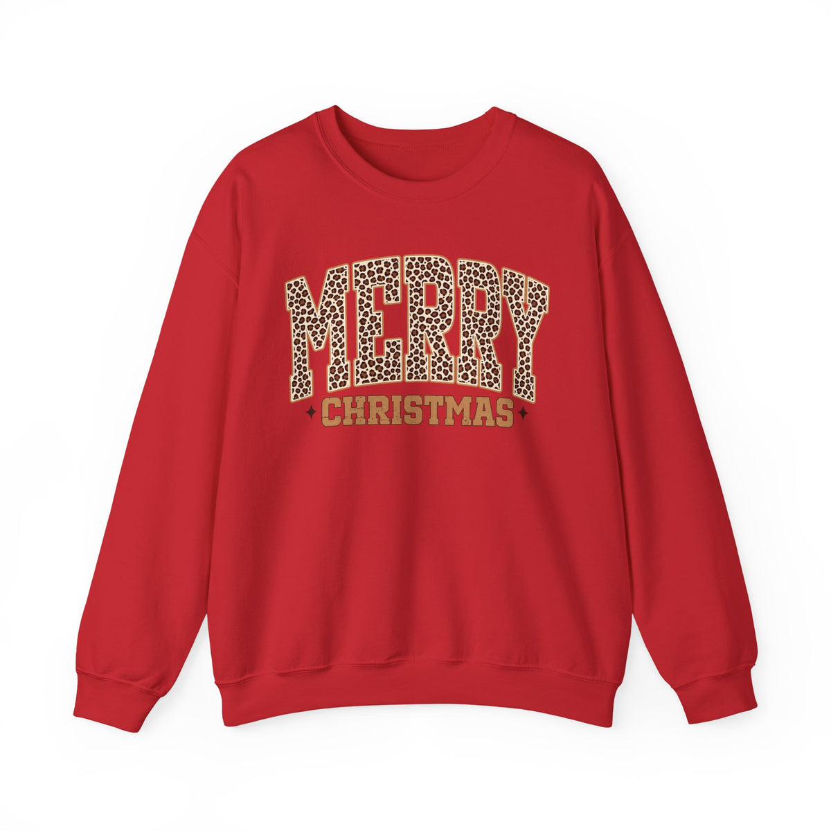 Merry Christmas Leopard Print Sweatshirt